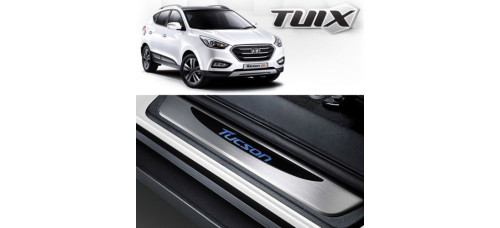 tuix led door sill scuff plates hyundai ix35 2010-15